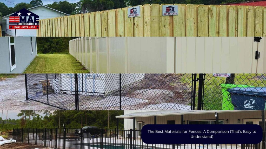 The Best Materials for Fences: A Comparison (That's Easy to Understand)