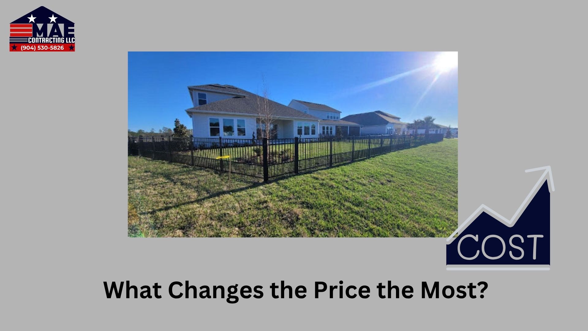 Aluminum fence installation at a home in Ponte Vedra Beach, FL